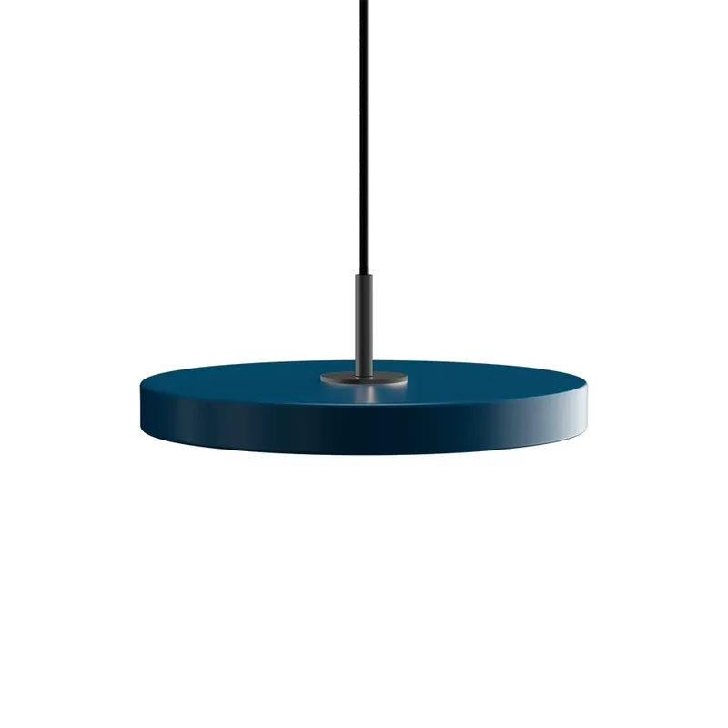 Asteria Mini Ø31 cm Pendellampa Petrol Blue/Svart Endast idag